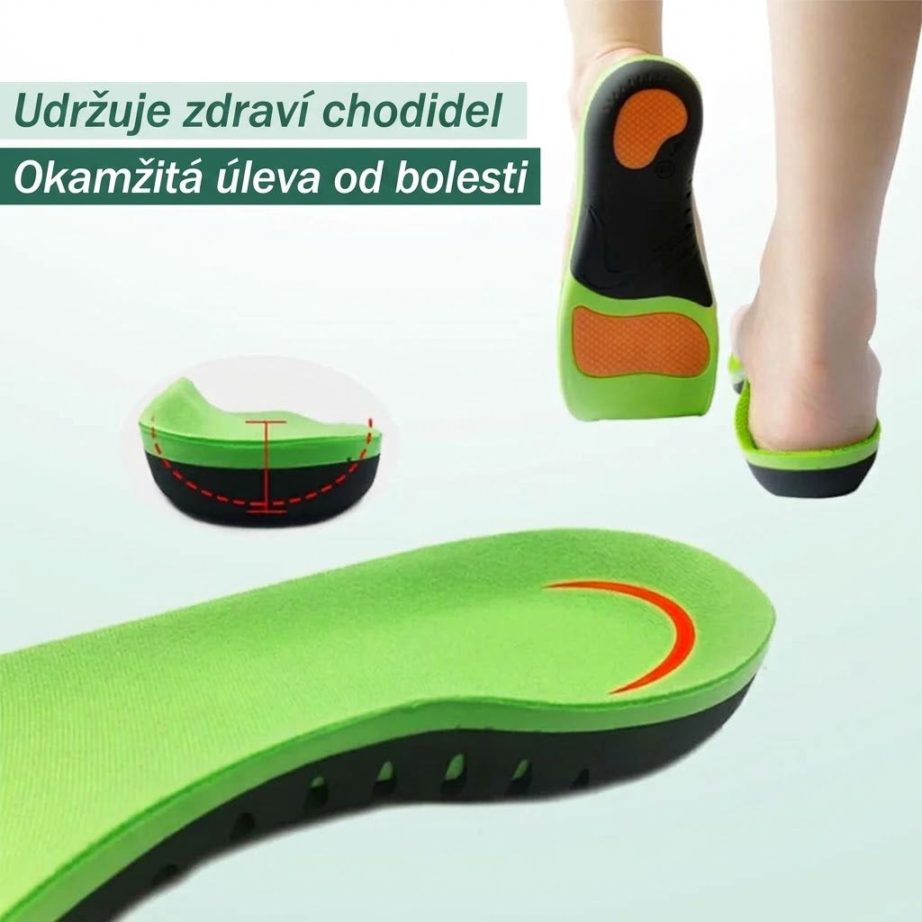Magické vložky do bot Montela – podpora klenby