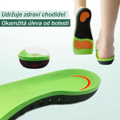 Magické vložky do bot Montela – podpora klenby