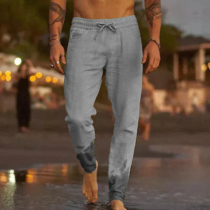 Mateo | Plážové lněné kalhoty