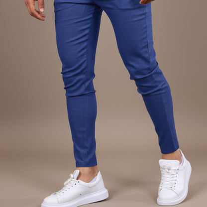 Unax | Pánské chino kalhoty skinny fit s úzkými kotníky, bočními kapsami a poutky na pásek