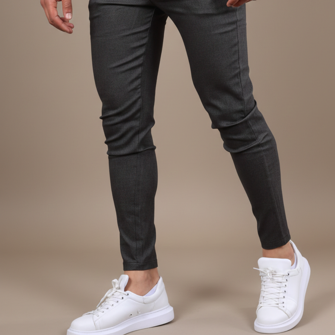 Unax | Pánské chino kalhoty skinny fit s úzkými kotníky, bočními kapsami a poutky na pásek