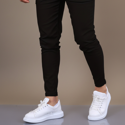 Unax | Pánské chino kalhoty skinny fit s úzkými kotníky, bočními kapsami a poutky na pásek