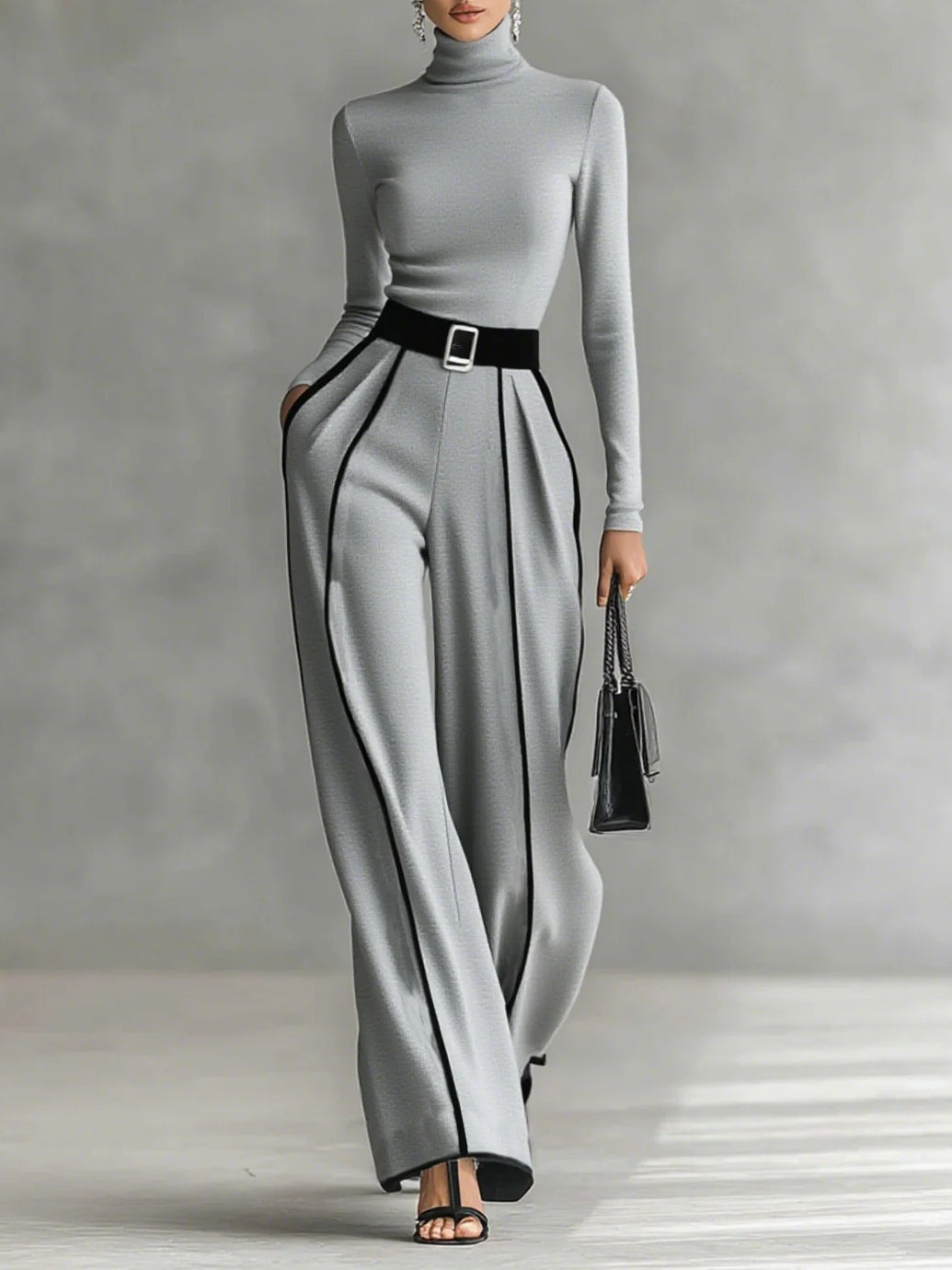 Vera™ | Elegantní souprava s kontrastními detaily