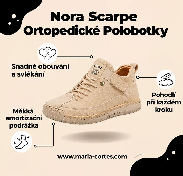 Nora | Zapatillas ortopédicas cómodas y sin dolor