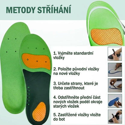 Magické vložky do bot Montela – podpora klenby