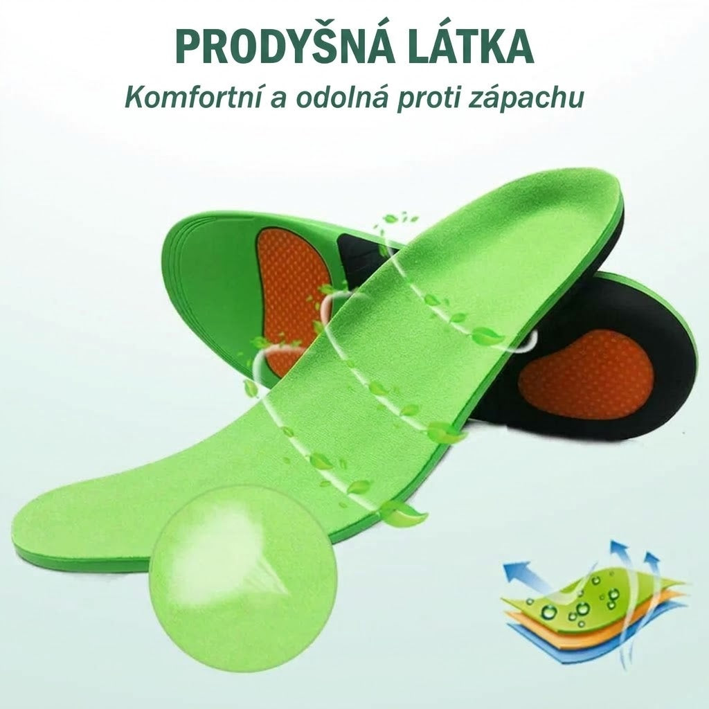 Magické vložky do bot Montela – podpora klenby