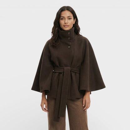 Krátký kabát s páskem