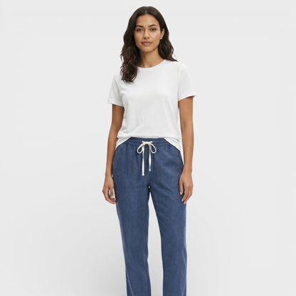 Pantalones Holgados Mujer Cintura Elástica
