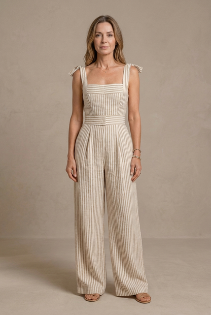 Leticia | Elegantní overal s mašlí