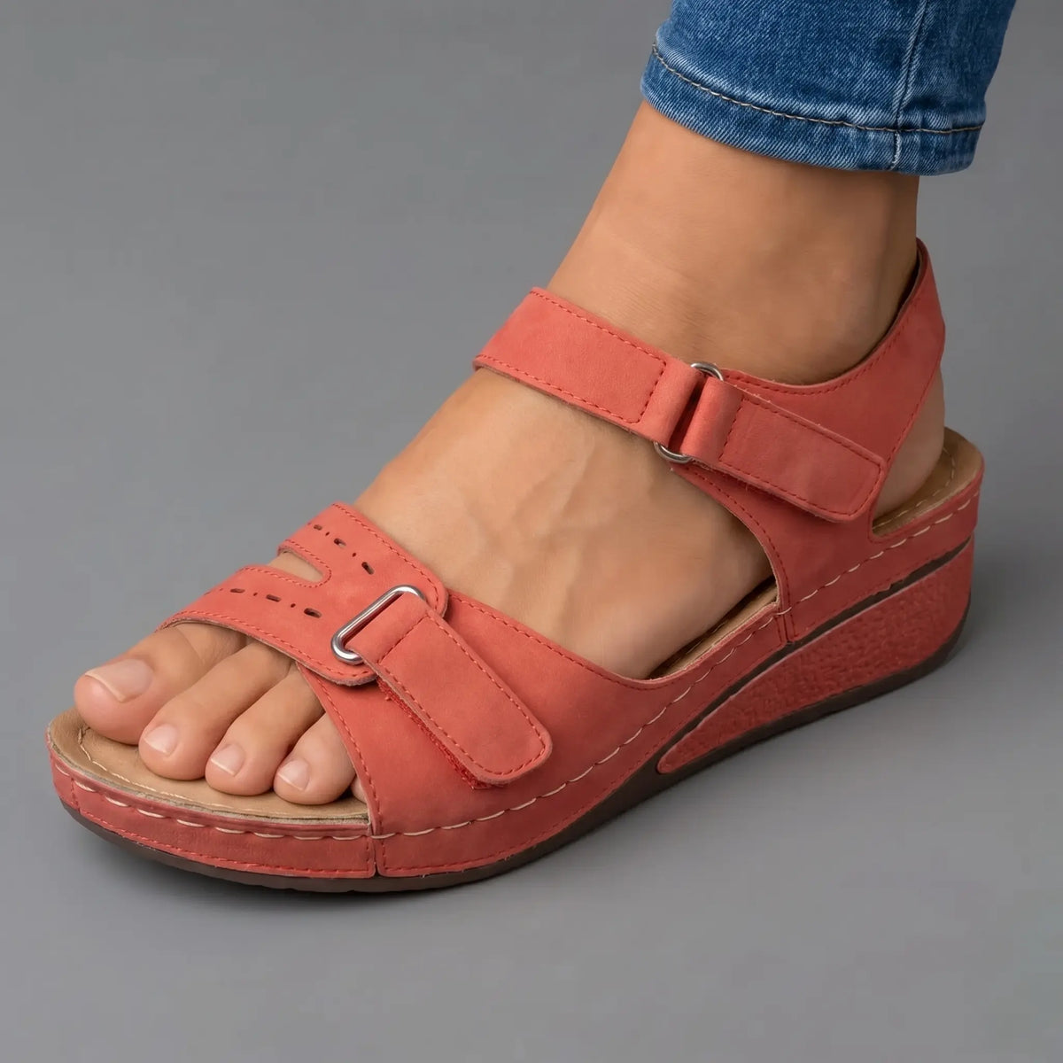 Sandy Sandalias Ortopédicas Cómodas Con Cuña
